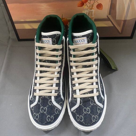 Gucci Tennis 1977 High top blue - Picture 8 of 8